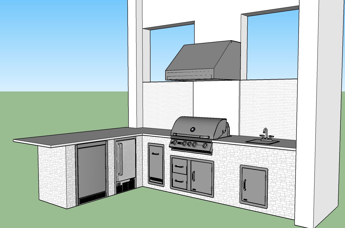 free cad software for outdoor kitchen design
