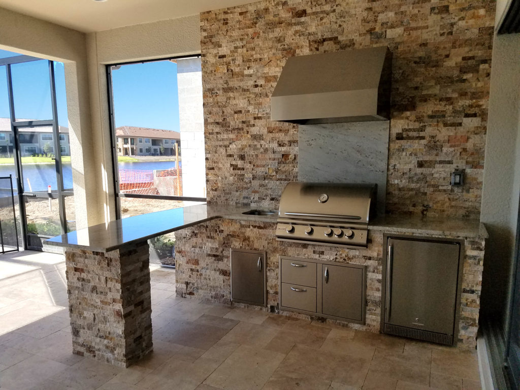 Millennium Cream Outdoor Kitchen Elegant Outdoor Kitchens