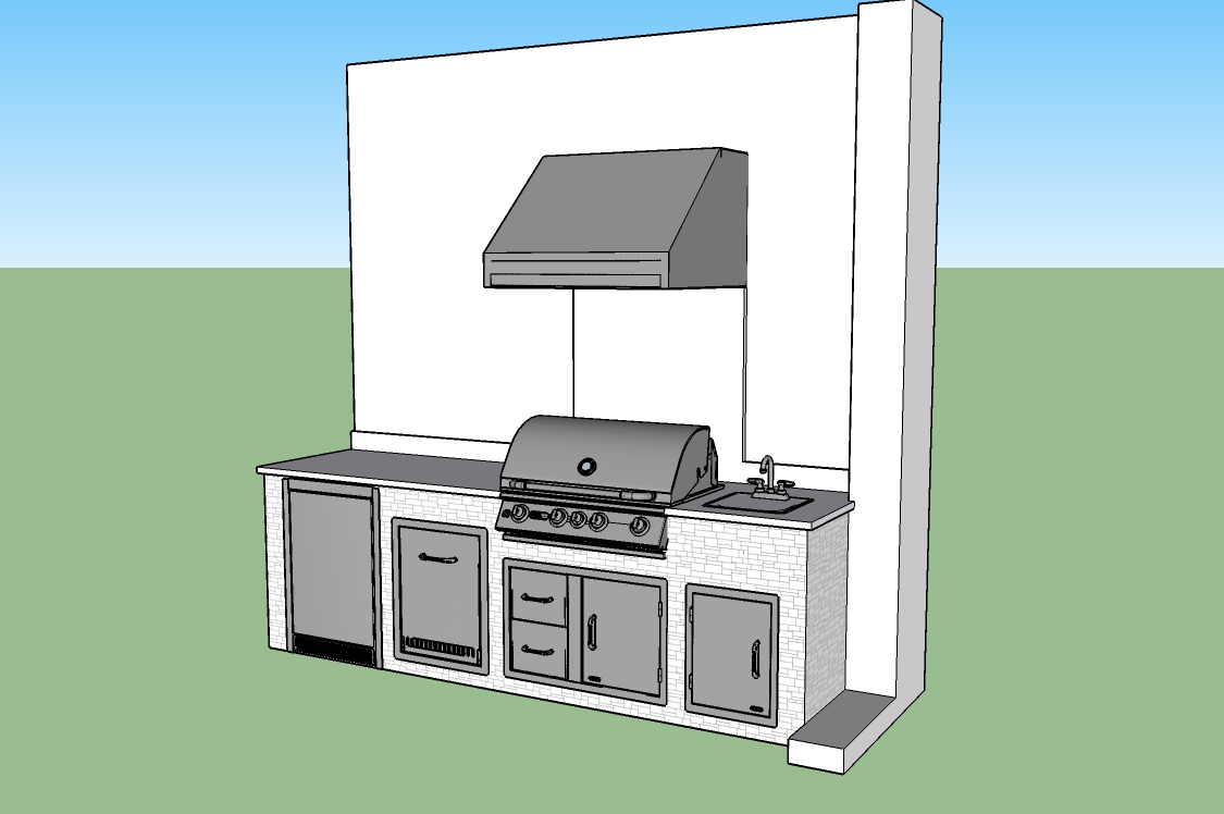Naples Summer Outdoor Kitchen - Elegant Outdoor Kitchens