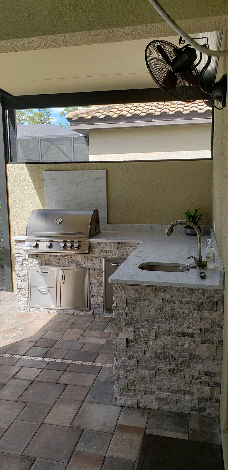 Barbeque Island A Total Transformation Elegant Outdoor Kitchens